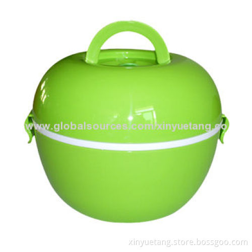 2014 Wholesale Fashionable Cute Plastic Lunch Box with Measures 16.5*12.5cmNew